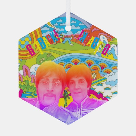 GetBack!® Glazen Ornament (Achterkant)