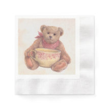 Getdy Bear geïllustreerd met  Teacup