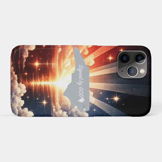 Getekend door God Case-Mate iPhone Case (Achterkant (horizontaal))
