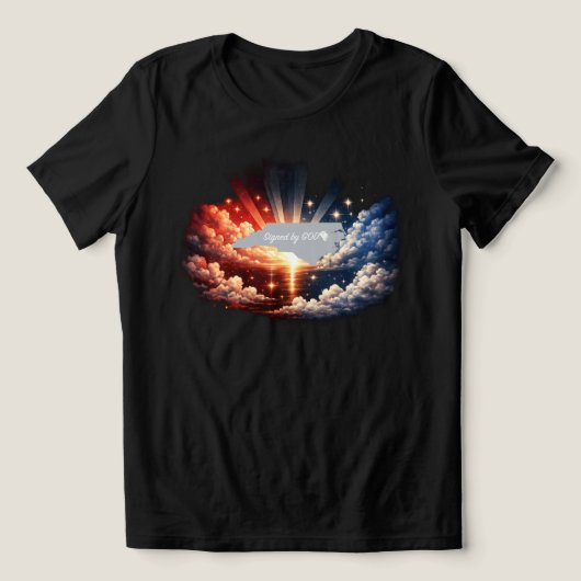 Getekend door God Tri-Blend Shirt (Design voorkant)