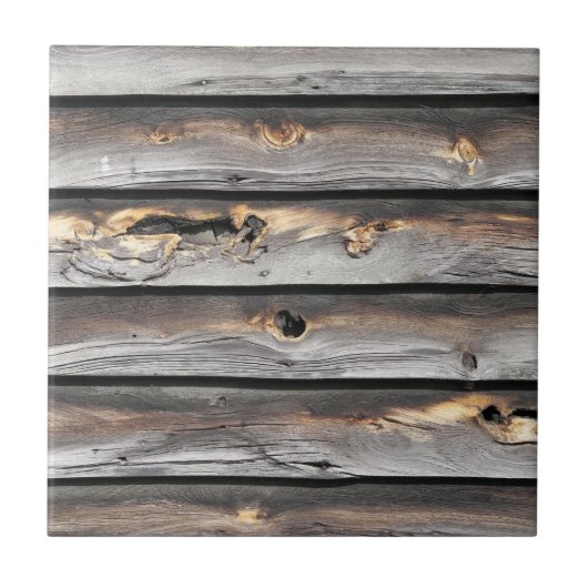 getekend door het weer als oude houten achtergrond tegeltje (Voorkant)