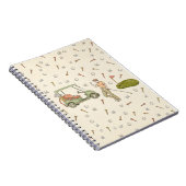 Getekend golf stijl notitieboek (Rechterzijde)
