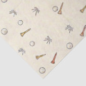 Getekend golf tissuepapier (Detail)