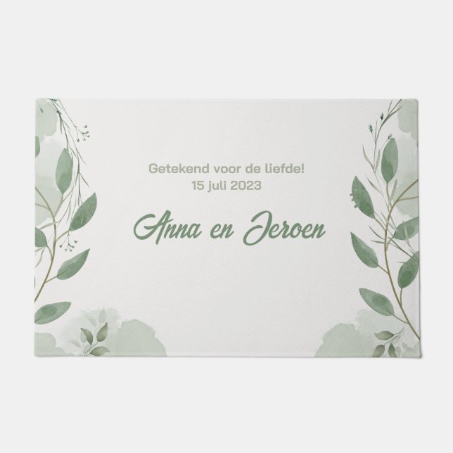 Getekend voor de Liefde! partnerschap  Deurmat (Voorkant)