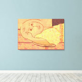 Getekend voor Matisse Canvas Afdruk (Insitu (Houten vloer))