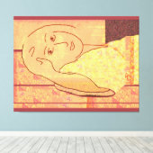 Getekend voor Matisse Canvas Afdruk (Insitu (Houten vloer))