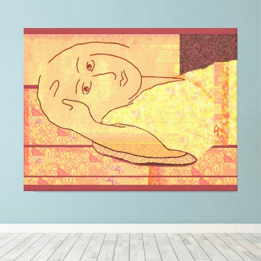 Getekend voor Matisse Canvas Afdruk (Insitu (Houten vloer))