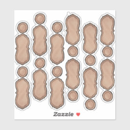 Getekende & Geschilderde Flessenlabels d0 Vel Sticker