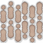Getekende & Geschilderde Flessenlabels d0 Vel Sticker (Voorkant)