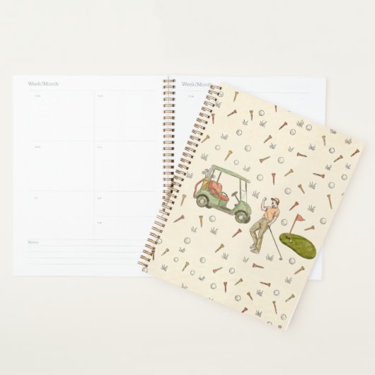 Getekende golf stijl planner (Display)