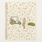 Getekende golf stijl planner (Voorkant)