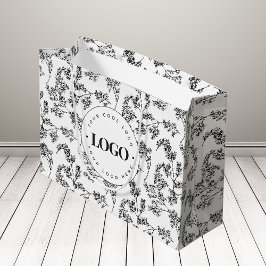 Getekende Kruiden Groene Planten Aangepast Logo Groot Cadeauzakje