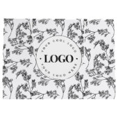 Getekende Kruiden Groene Planten Aangepaste Logo Groot Cadeauzakje (Achterkant)