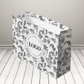 Getekende Kruiden Groene Planten Aangepaste Logo Groot Cadeauzakje