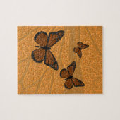 Getekende Monarch Puzzel (Horizontaal)