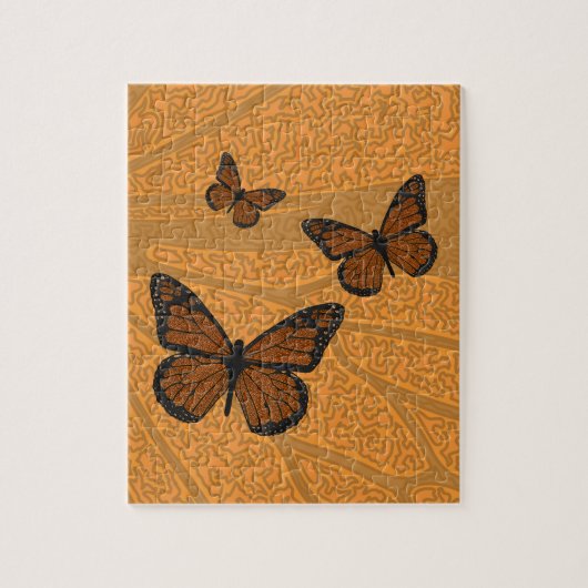 Getekende Monarch Puzzel (Verticaal)