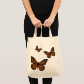 Getekende Monarch Schoudertassen Tote Bag (Voorkant (product))