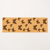 Getekende Monarch Yoga Mat (Voorkant (horizontaal))