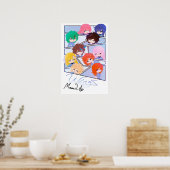 Getekende Wingz Officiële Poster (Matte) (Keuken)