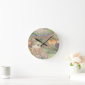 Getelegrafeerde katten in de tuin ronde klok (Huis)