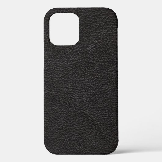 Getelegrafeerde zwarte leder Hoesje-Mate iPhone dr Case-Mate iPhone Case (Achterkant)