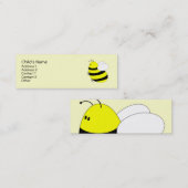 getemperd contactkaartje (Voorkant / Achterkant)