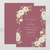 Getemperde Mauve Crème Ranunculus Eucalyptus Bruil Kaart (Voorkant / Achterkant)