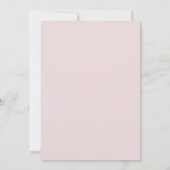 Getemperde Roze Ranunculus Eucalyptus Bruiloft Kaart (Achterkant)