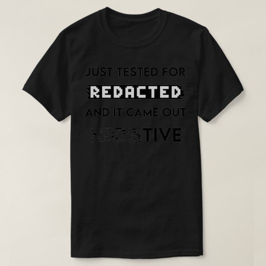Getest op [REDACTED] T-shirt (Design voorkant)