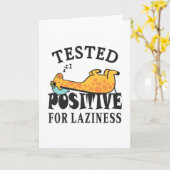 Getest positief voor bleekheid Giraffe Kaart (Gele Bloem)