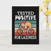 Getest positief voor laziness Sleuf op fiets Kaart (Gele Bloem)