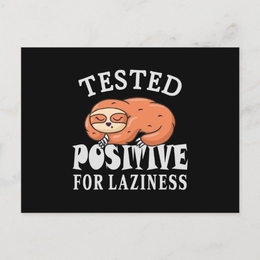 Getest positief voor luifheidssleuf briefkaart (Voorkant)