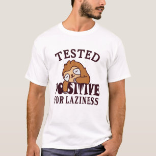 Getest positief voor luifheidssleuf t-shirt