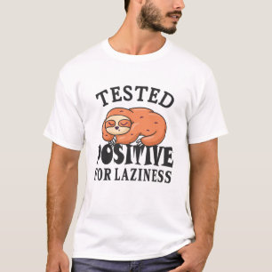 Getest positief voor luifheidssleuf t-shirt