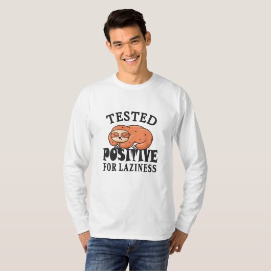 Getest positief voor luifheidssleuf t-shirt (Voorkant volledig)