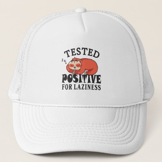 Getest positief voor luifheidssleuf trucker pet (Voorkant)