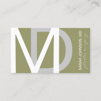 Getexturede Dokter KIES ACHTERGRONDKLEUR Visitekaartje