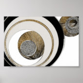 Getextureerd Abstract 3 - onverklaarbaar Poster (Voorkant)