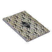 Getextureerd achtergrondkleurenbord notitieboek (Rechterzijde)