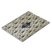 Getextureerd achtergrondkleurenbord notitieboek (Linkerzijde)