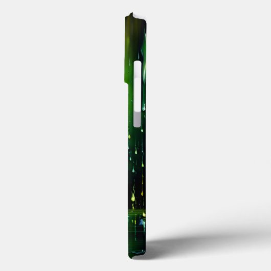 Getextureerd blauw Oranje groen regenboogpatroon Case-Mate iPhone Case (Achterkant / Links)