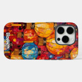 getextureerd bloemenrooster Case-Mate iPhone case (Achterkant (horizontaal))