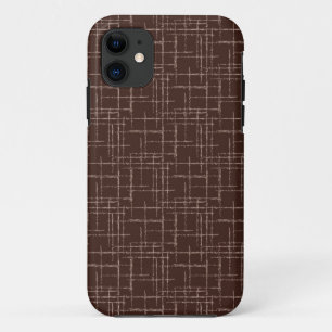 Getextureerd bruin. Case-Mate iPhone case