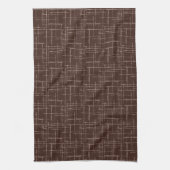 Getextureerd bruin. theedoek (Verticaal)