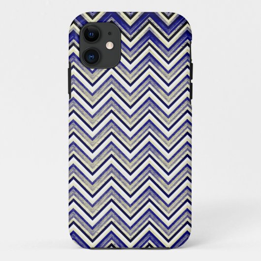 getextureerd chevron-ontwerp Case-Mate iPhone case (Achterkant)
