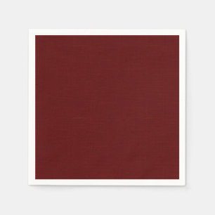 Getextureerd donkerrood, rood-bruin. servet