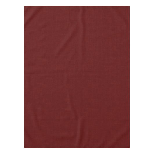 Getextureerd donkerrood, rood-bruin. tafelkleed (Voorkant)