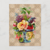 Getextureerd Floral display Briefkaart (Voorkant)