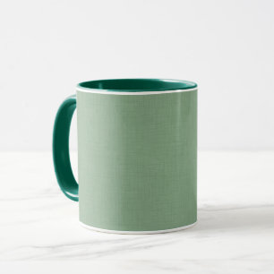 Getextureerd gedempt groen. mok