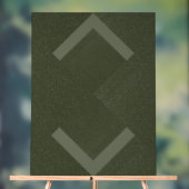 Getextureerd geometrisch mos acryl teken bord (Neutraal)